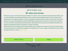 'thekennelclub.org.uk' screenshot
