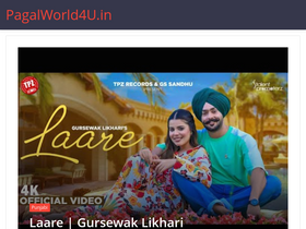 'pagalworld4u.in' screenshot