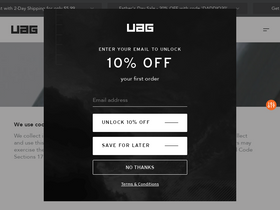 'urbanarmorgear.com' screenshot