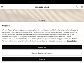 'michaelkors.eu' screenshot