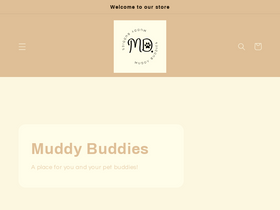 muddybuddies.shop homepage screenshot