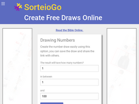 'sorteiogo.com' screenshot