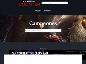 'championcounter.es' screenshot