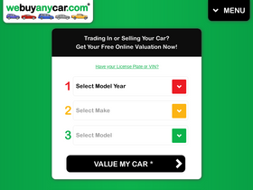 'webuyanycarusa.com' screenshot