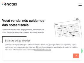 'enotas.com.br' screenshot