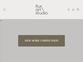 fluxartstudio.ca homepage screenshot