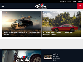 'flatout.com.br' screenshot