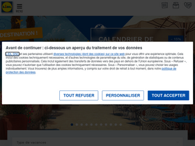 'lidl-voyages.fr' screenshot