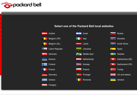 'packardbell.com' screenshot