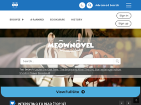 'meownovel.net' screenshot