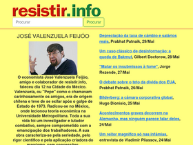 'resistir.info' screenshot
