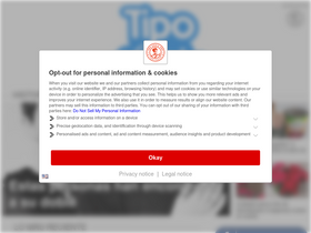 'tipolisto.net' screenshot