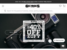 'georges.com.au' screenshot