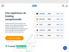 'avatrade.fr' screenshot