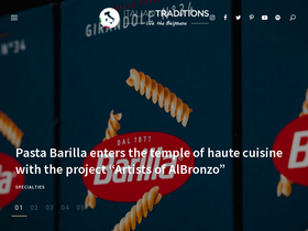 'italian-traditions.com' screenshot