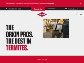 'orkin.com' screenshot