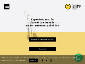 'tempoformacion.com' screenshot