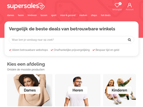 'supersales.be' screenshot
