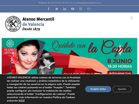 'ateneovalencia.es' screenshot