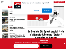 'lavieeco.com' screenshot