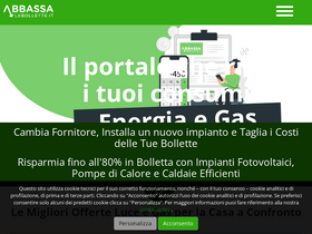 'abbassalebollette.it' screenshot