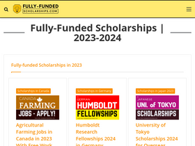 'fully-fundedscholarships.com' screenshot