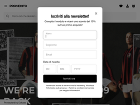 Provehito homepage screenshot