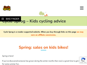 'cyclesprog.co.uk' screenshot