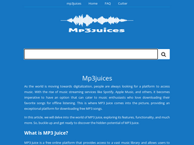 'mp3juices.online' screenshot