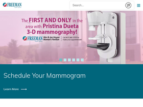'freemanhealth.com' screenshot
