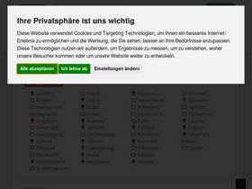 'feiertagskalender.ch' screenshot