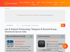 'groupsgyani.com' screenshot
