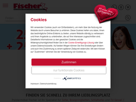'polster-fischer.de' screenshot