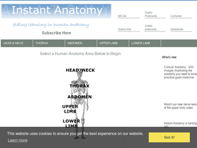 'instantanatomy.net' screenshot