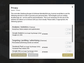 'salzburg-burgen.at' screenshot