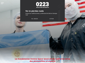 '0223.com.ar' screenshot