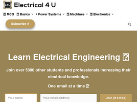 'electrical4u.com' screenshot