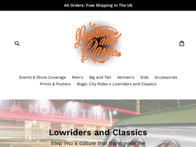 lowridersandclassics.com homepage screenshot