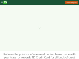 'tdrewards.com' screenshot