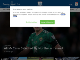 'pnefc.net' screenshot