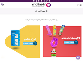 'molina.ir' screenshot
