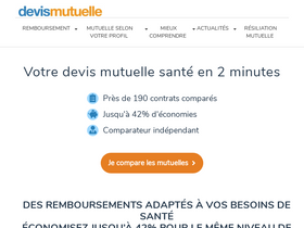'devismutuelle.com' screenshot