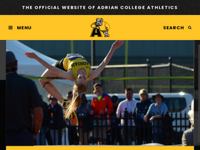 'adrianbulldogs.com' screenshot