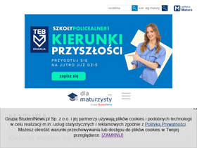 'dlamaturzysty.info' screenshot