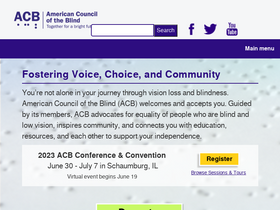 'acb.org' screenshot