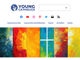 'young-catholics.com' screenshot
