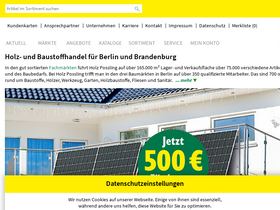 'possling.de' screenshot