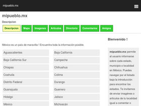 'mipueblo.mx' screenshot