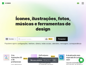 'icons8.com.br' screenshot