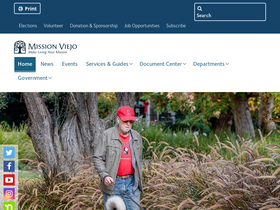 'cityofmissionviejo.org' screenshot